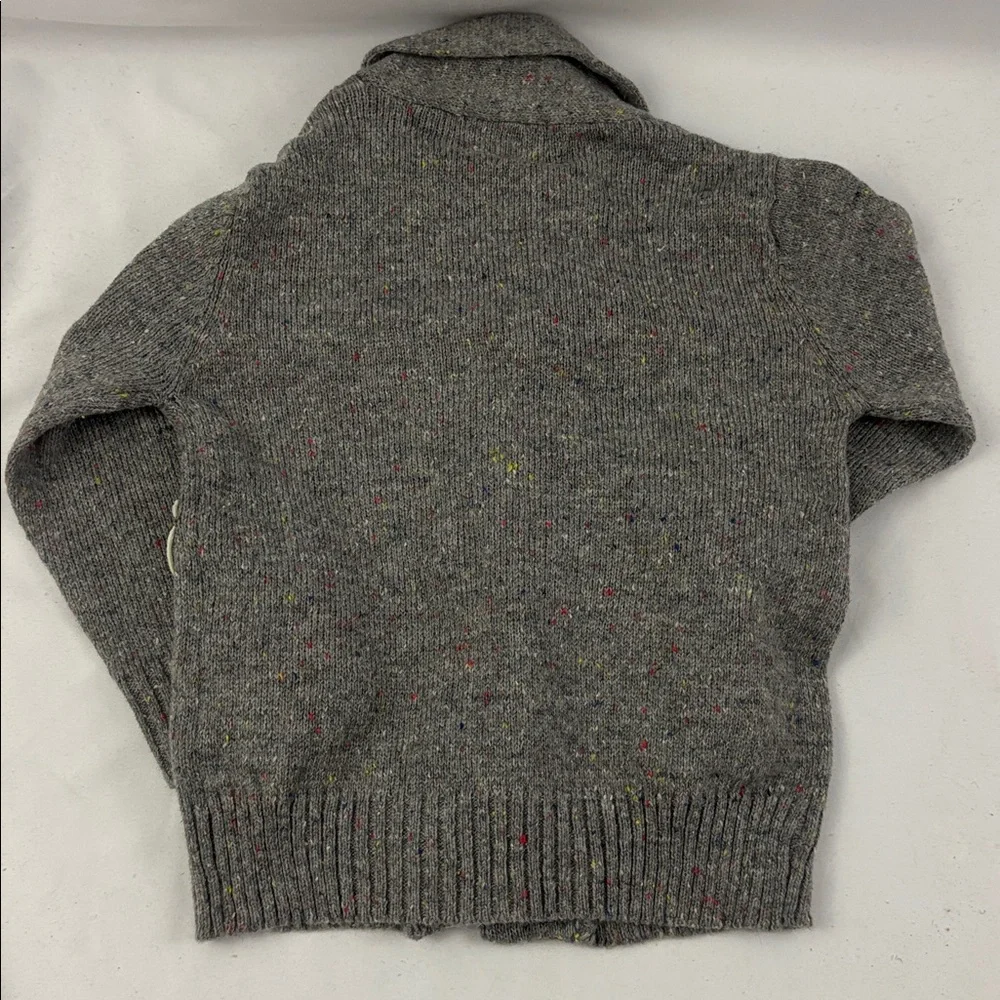 Andy and Evan Toddler Boys Gray With Patches Cardigan Toggle Buttons Size 3T NWT - Picture 7 of 8